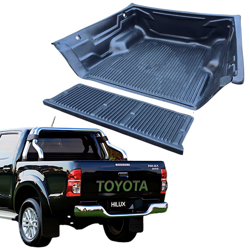 Over Rail UTE Tub Liner Suits Hilux 2005 - 2015 SR5 N70 Dual Cab Tub Cover Deck Liners New Pickup Ute Cargo Bedliners