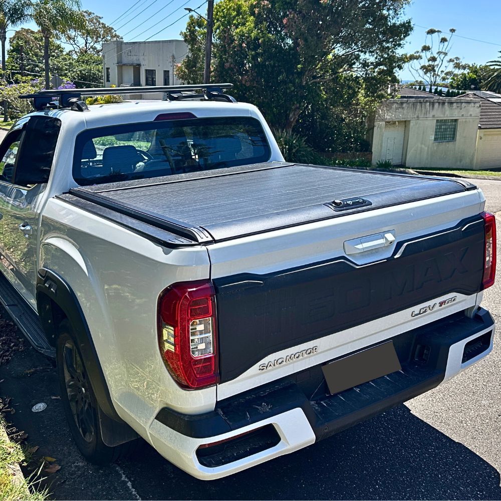 Cobra 4x4 Retractable Roller Shutter fits LDV T60 2017 - 2023 Tub Manual Tonneau Roll Cover Black