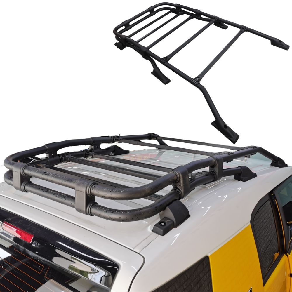 Premium OEM Style Aluminium Roof Rail Rack Fits FJ Cruiser 2007 - 2021 Cargo Luggage Carrier