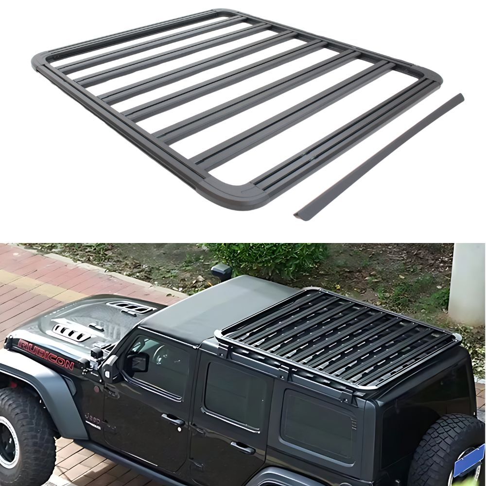 Premium Half length Roof Rack fits Jeep JL JT Wrangler Gladiator Aluminium Platform Steel Low Profile