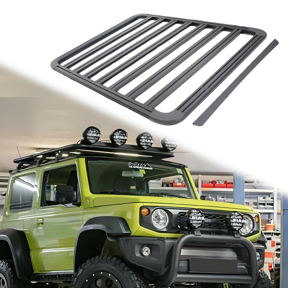 Premium Series Aluminium Full length Roof Rack fits Suzuki Jimny GJ 2018 onwards 2 + 4 Door Platform Steel Low Profile