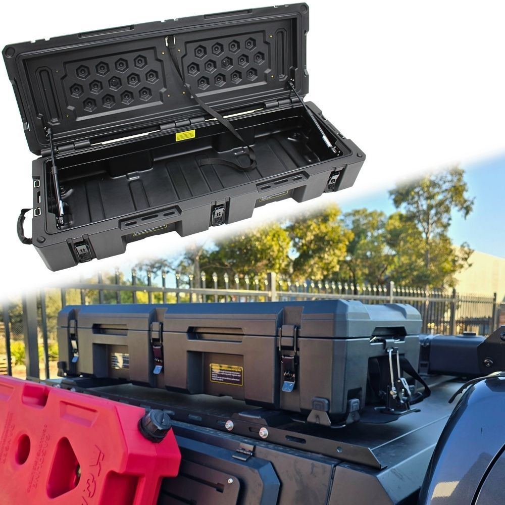 Cobra 4x4 Universal 90L Storage Tool Box 120x43x27 CM Luggage Gear Travel Case Cargo Waterproof