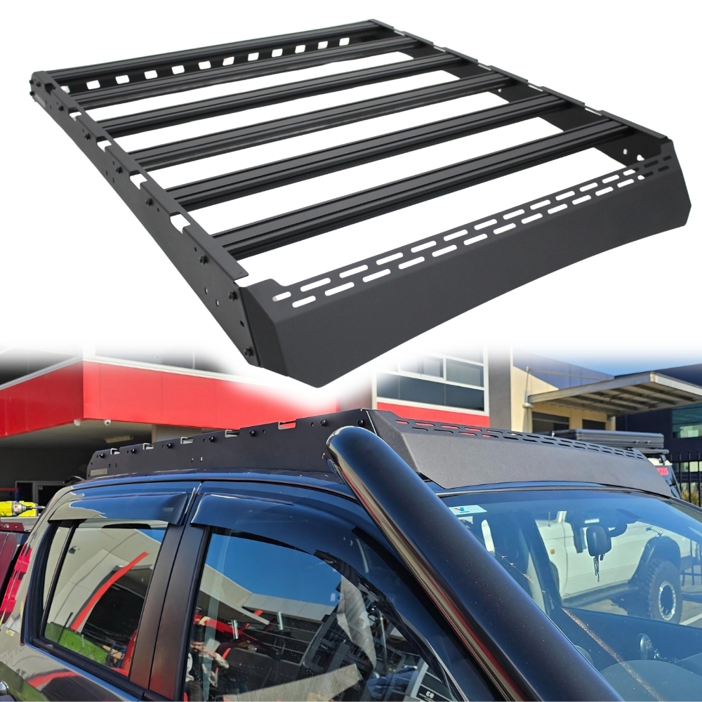 Dynamic Series Full length Roof Rack fits Ranger PX1 PX2 PX3 2012 Onwards BT50 2012 Aluminium Platform Steel Onwards Dual Cab Low Profile