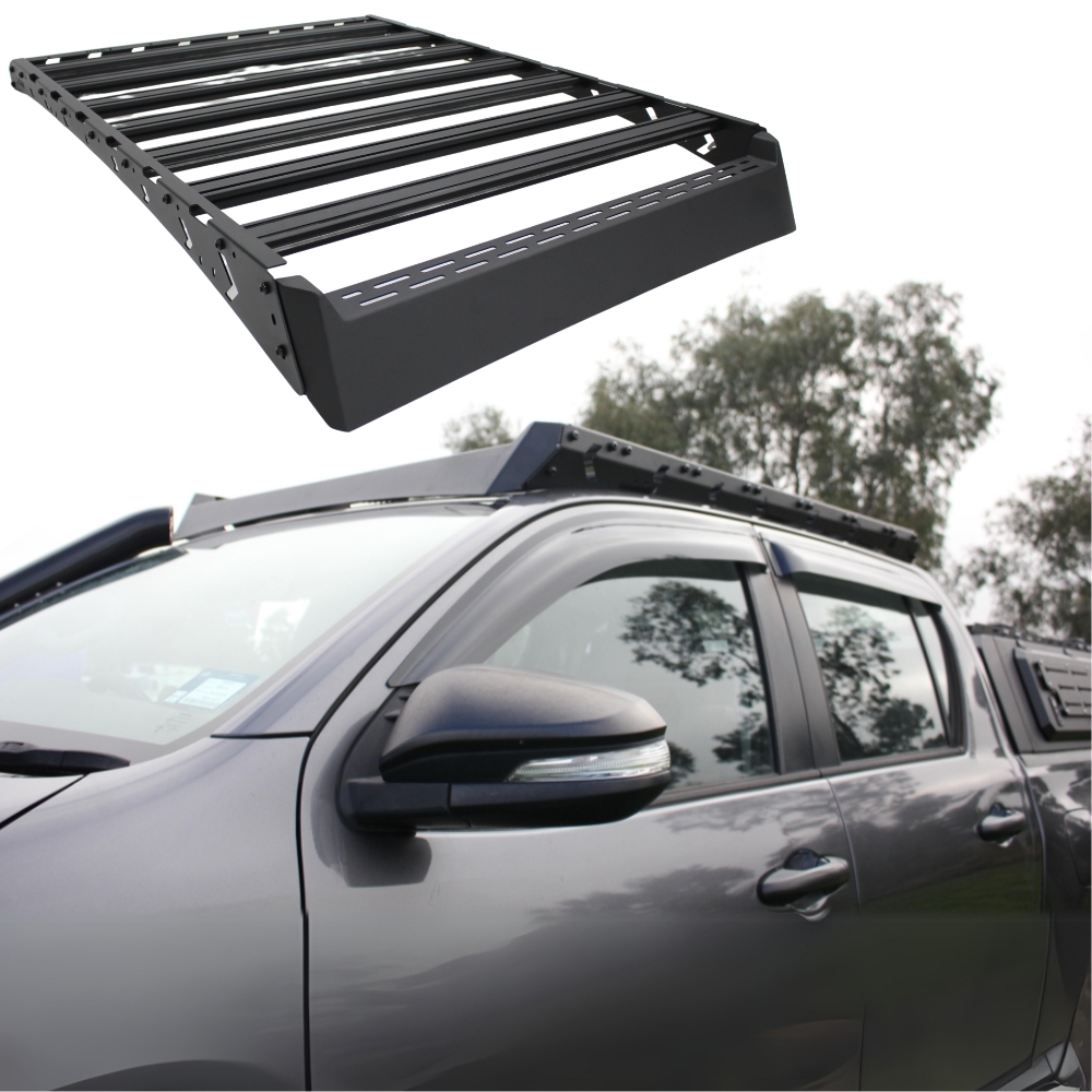 Dynamic Series Full length Roof Rack fits Triton 2015 MQ MR Aluminium Platform Steel Onwards Dual Cab Low Profile