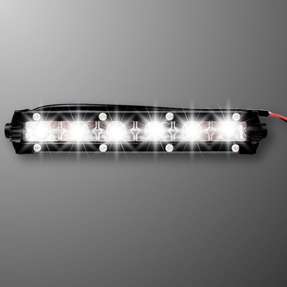 7 Inch 7" LED Light Bar Single Row 3w x 6 Beams 18w Spot Flood Beam Offroad SUV UTE 4x4 Night