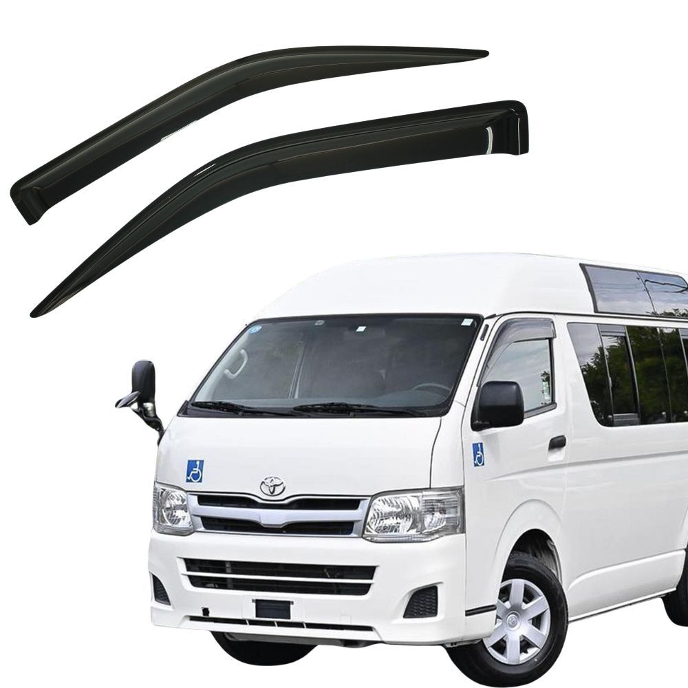 Weather Shields suits Hiace 2005-2018 LWB SLWB Window Visors Weathershields