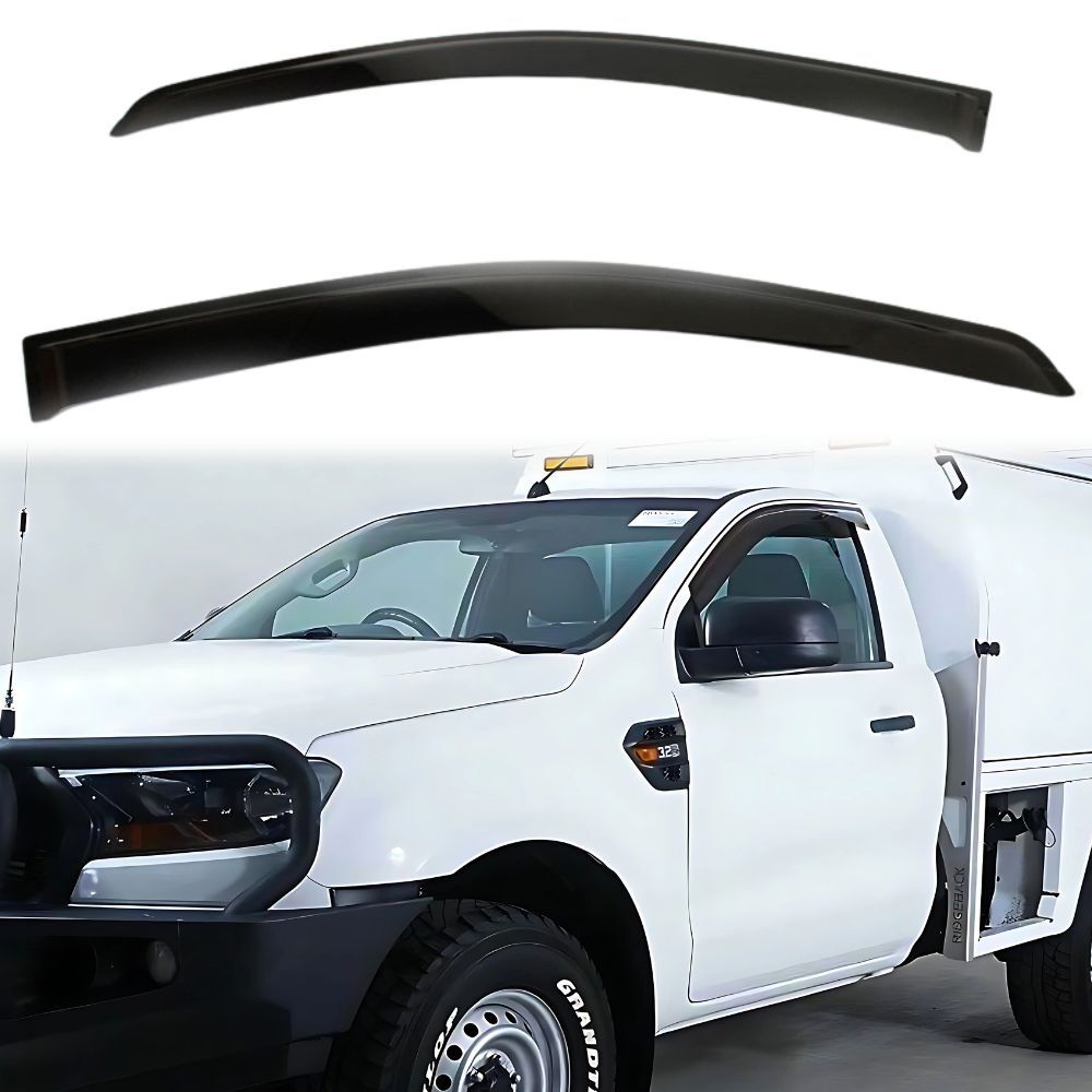 Weather Shields Fits Ford Ranger 2011 - 2022 PX1 PX2 PX3 Single Cab Window Visors Weathershields