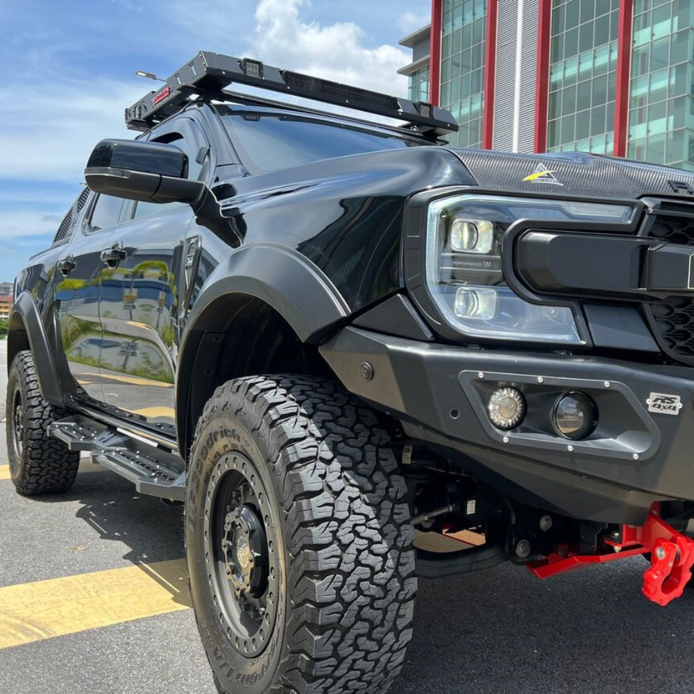 Fender Flares Matte Black OEM Style suit Ranger Next Gen 2022 Onwards MY22 Dual Cab XL XLT Sport