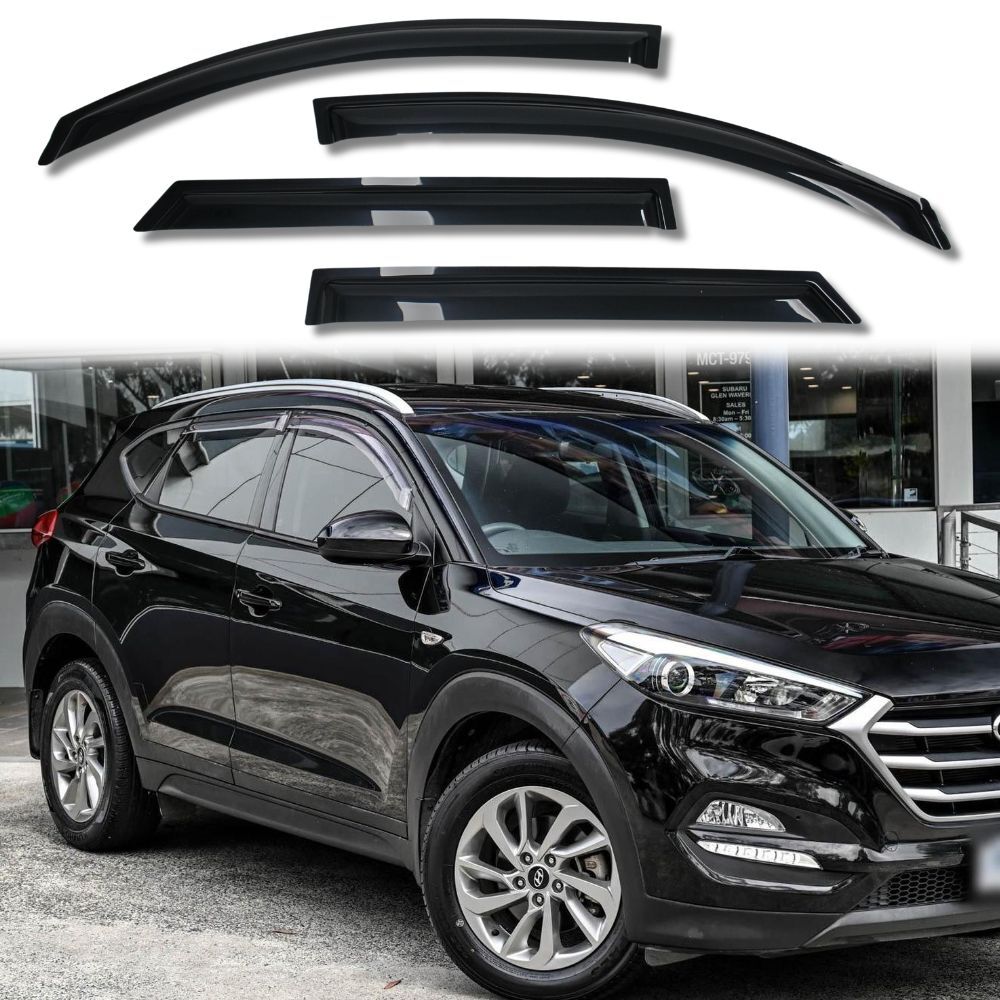 Weather Shields Fits Hyundai Tucson 2015 - 2020 Window Visors Weathershields