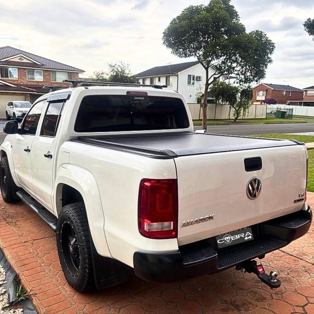 Electric Retractable Roller Shutter fits VW Amarok 2010 - 2022 Tub Tonneau Roll Cover Black Lid