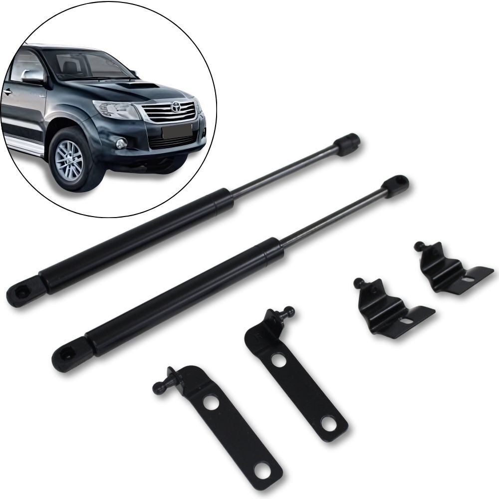 Bonnet Gas Strut Kit Suits Hilux N70 2005 - 2015 Lift Support Spring Shock Damper Hydraulic Easy Up