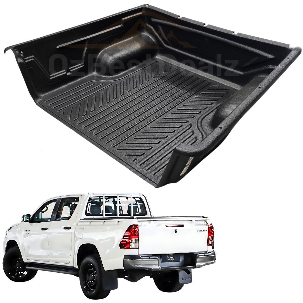 Over Rail UTE Tub Liner Suits Hilux 2015 - 2023 J Deck SR & Workmate with 2 Handles Dual Cab Liners Pickup