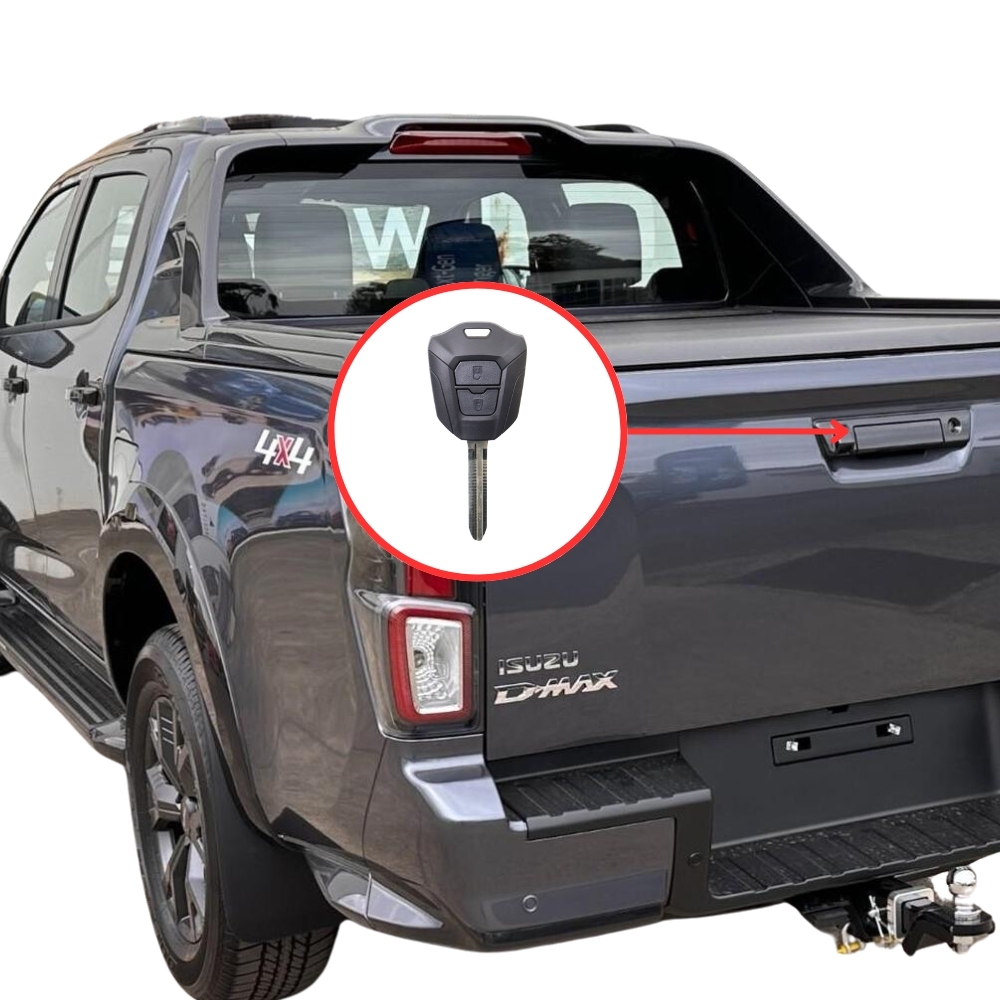 Cobra 4x4 Tailgate Tail gate Central Locking Kit Suits Isuzu Dmax D-Max 2021+ Original Remote Controlled Automatic Keyless Entry