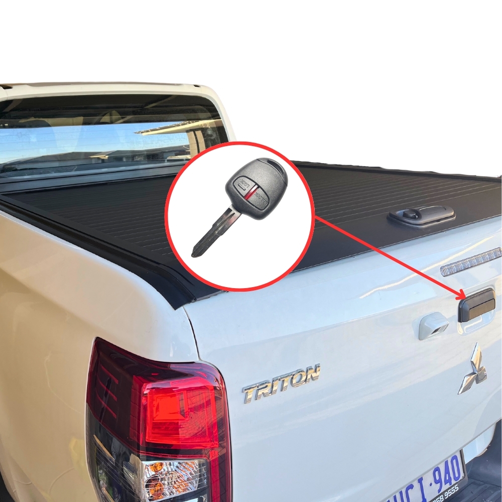 Cobra 4x4 Tailgate Tail gate Central Locking Kit Suits Mitsubishi Triton MQ MR 2015 - 2023 Original Remote Controlled Automatic Keyless Entry