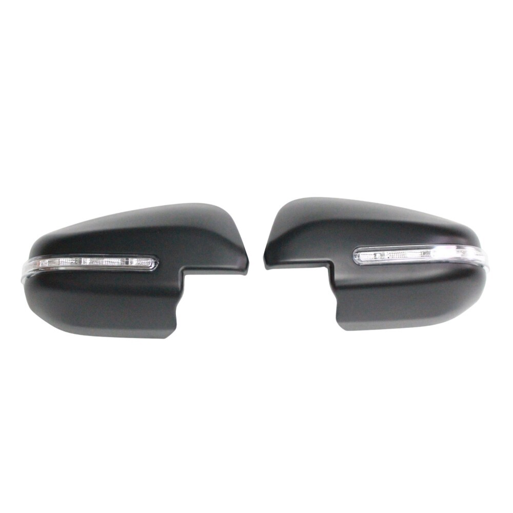 TOYOTA HILUX MIRROR COVERS MATTE BLACK INDICATORS 2015 - 2019 LED SR5 ...