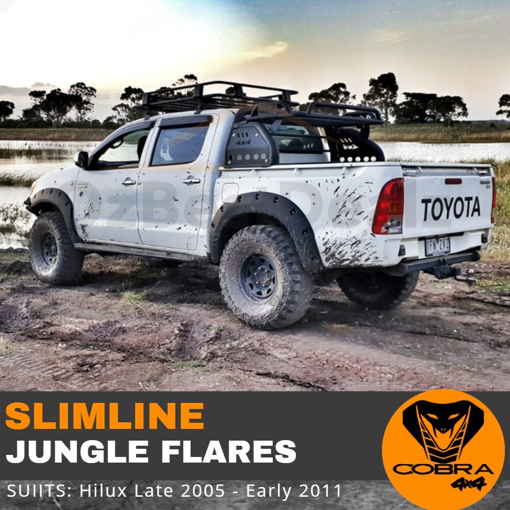 Slimline Jungle Flares suitable for Toyota Hilux 2005-2011 COBRA 4X4